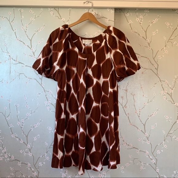 Nwt anthropologie Giraffe Tunic Dress XSP New - Picture 10 of 12
